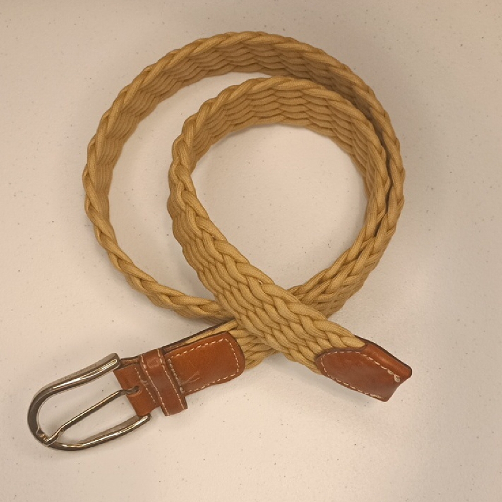Ermenegildo Zegna Tan Braided Belt